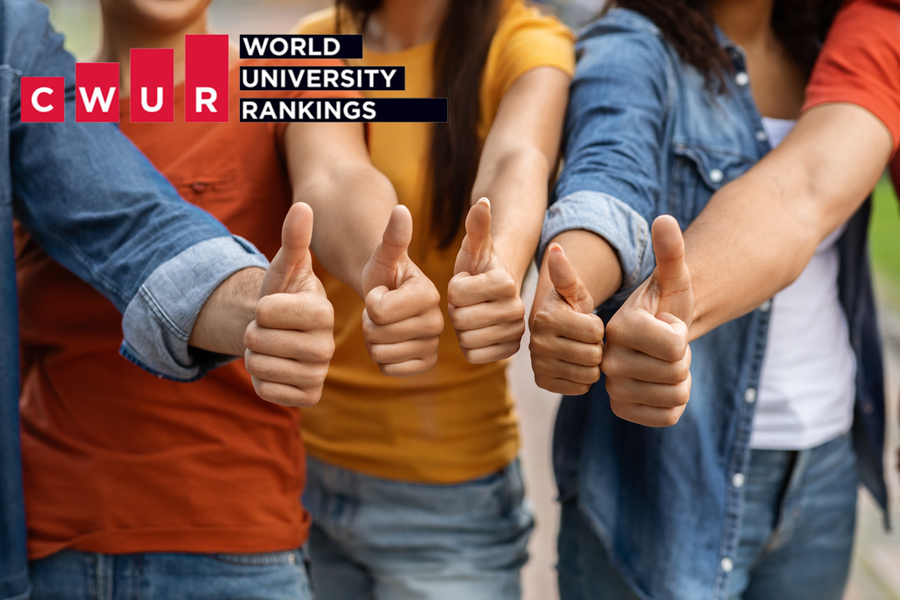 CWUR ranking: Our university among the top 4.3 percent of the world's universities!