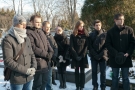 Złożenie kwiatów na grobie prof. Zdzisława Askanasa