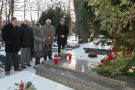 Złożenie kwiatów na grobie prof. Zdzisława Askanasa