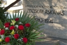 Złożenie kwiatów na grobie prof. Zdzisława Askanasa