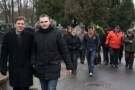 Złożenie kwiatów na grobie prof. Zdzisława Askanasa