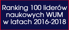 Baner przekierowujący na stronę z rankingiem 100 liderów naukowych WUM