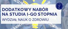 przekierowanie na stronę z informacjami o dodatkowym naborze na studia I-go stopnia WNoZ