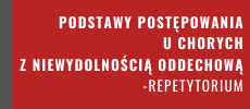 Baner przekierowujący do strony z informacjami na temat podstaw postępowania u chorych z niewydolnością oddechową