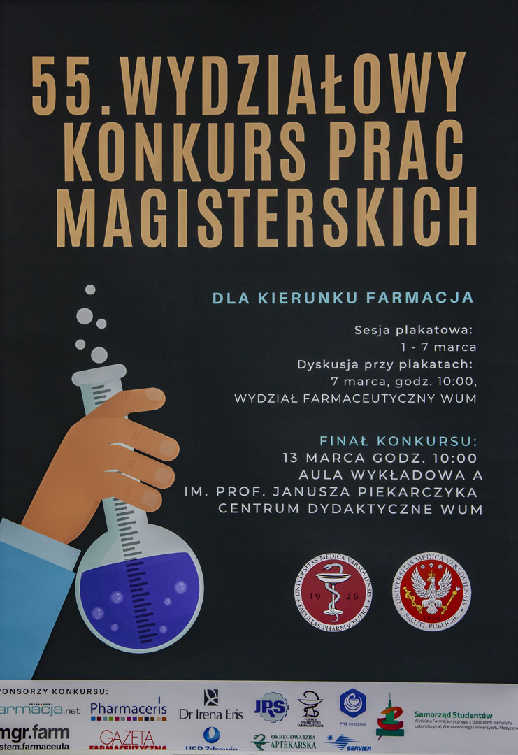 5. edycja Konkursu Prac Magisterskich dla kierunku Farmacja