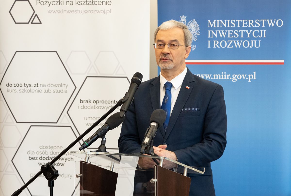 Konferencja Ministra Inwestycji i Rozwoju - Jerzego Kwiecińskiego