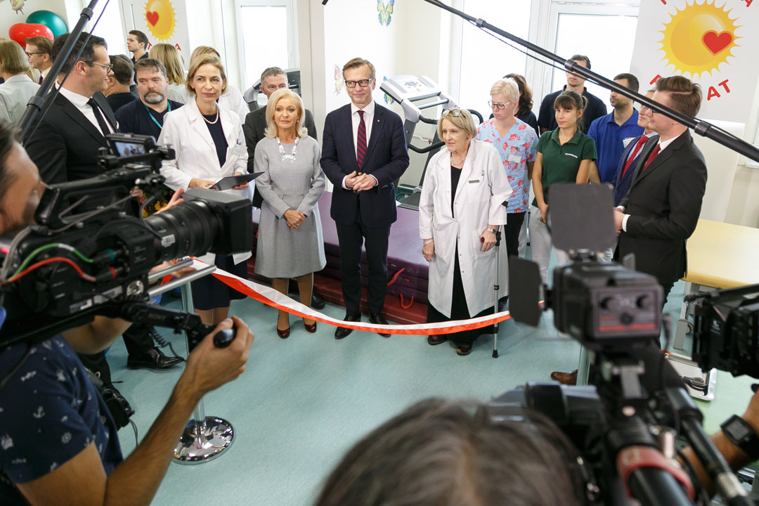 Otwarcie wyremontowanego Pododdziału Neurologii Dziecięcej Katedry i Kliniki Neurologii oraz trzech sal rehabilitacyjnych