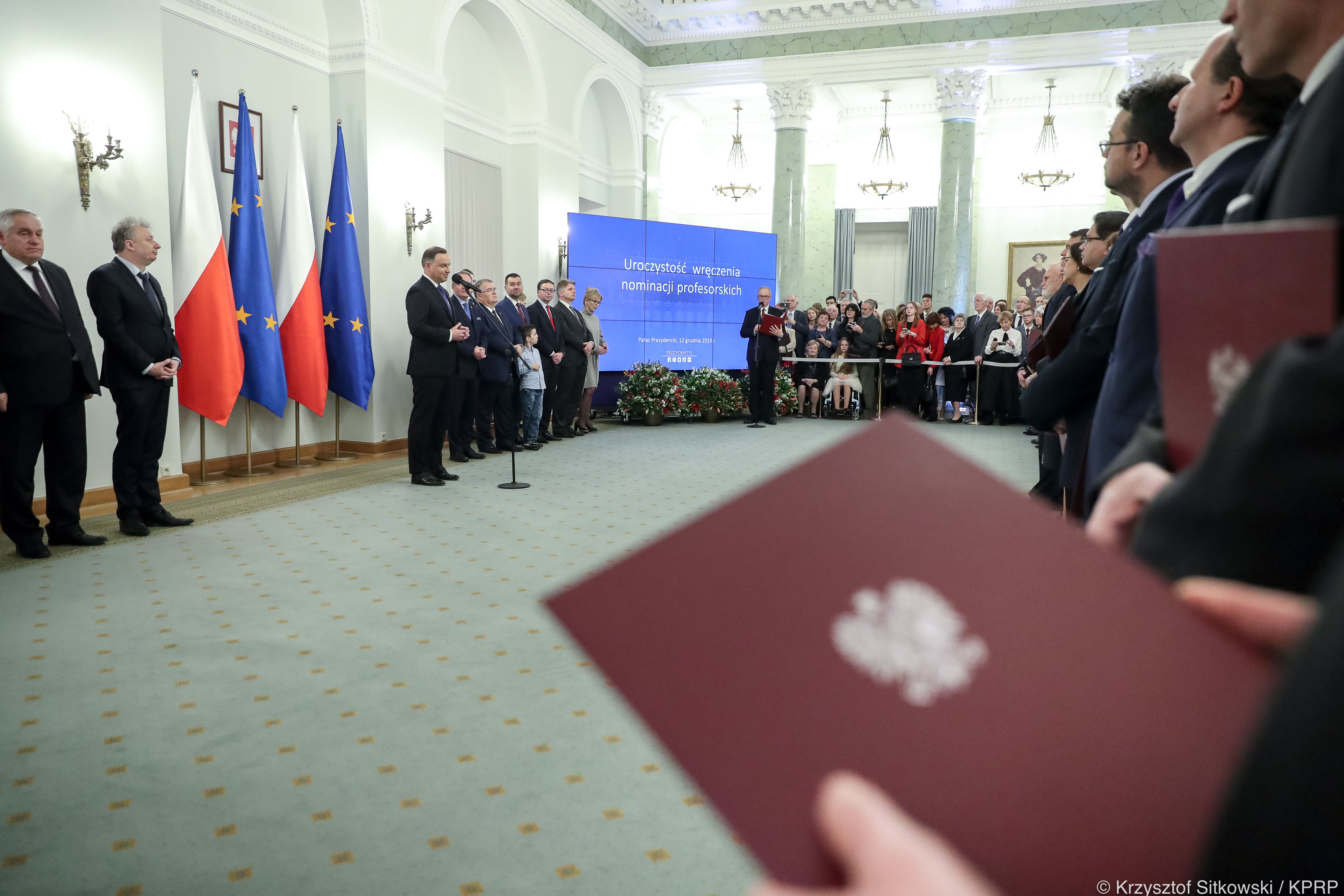 Uroczystość wręczenia nominacji profesorskich