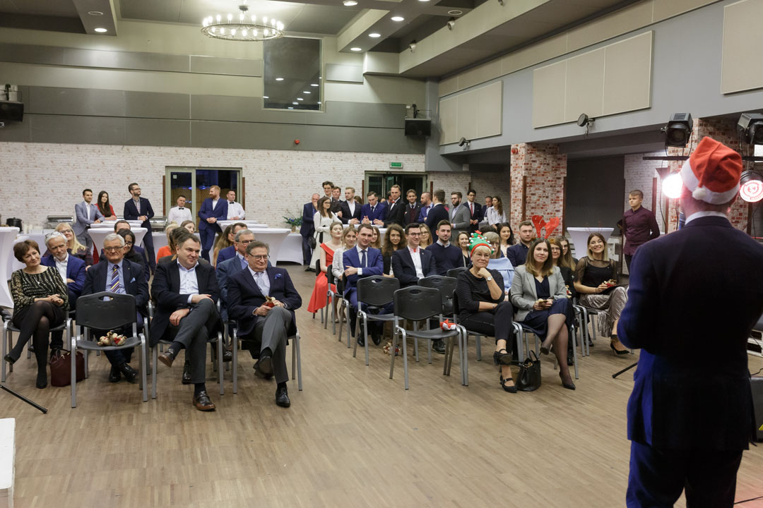 Spotkanie wigilijne studentów z Władzami WUM