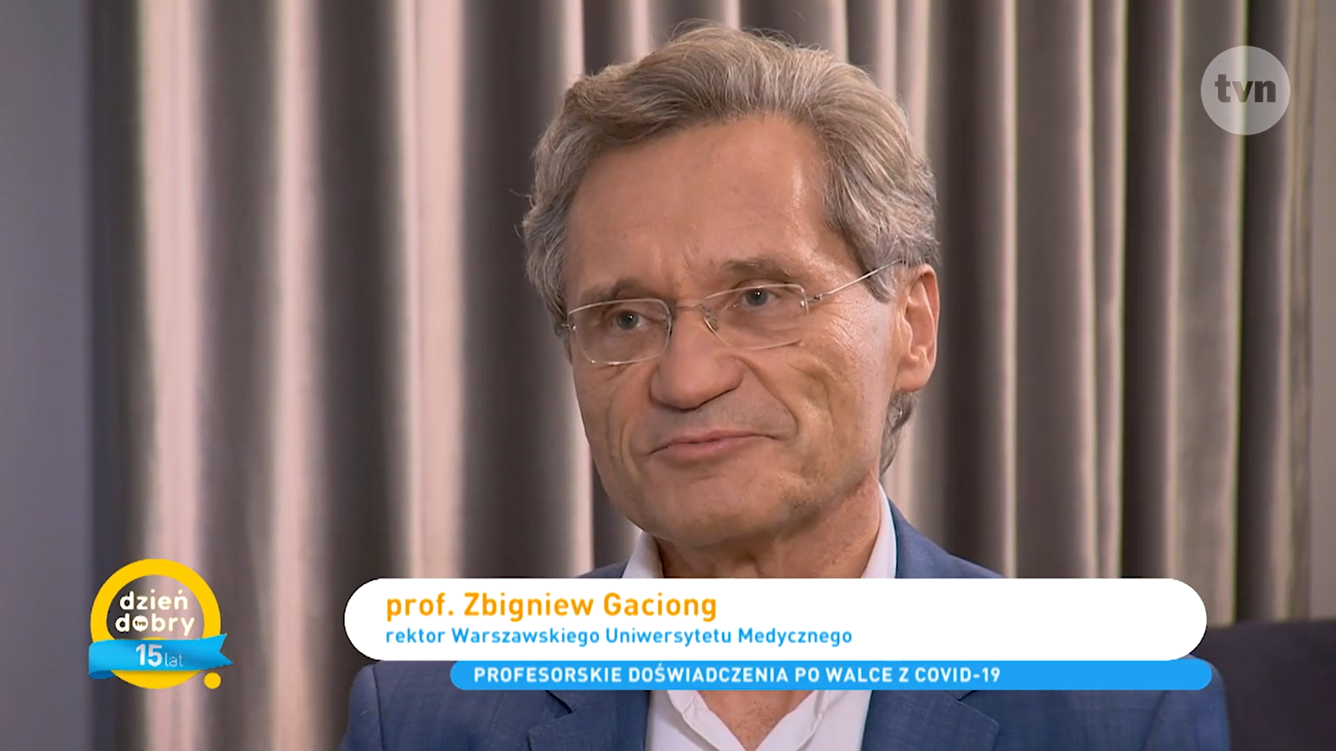 Prof. Zbigniew Gaciong w TVN