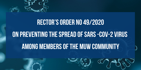 Rector's Order No 49/2020