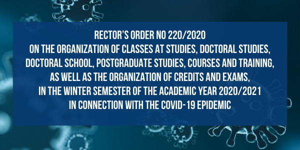 Rector's Order no 220/2020