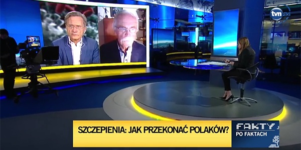 Prof. Zbigniew Gaciong w TVN 24