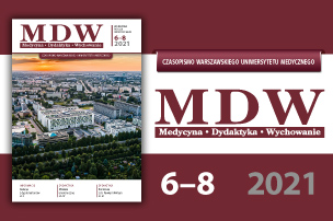 new issue of the Medical University of Warsaw journal “Medycyna Dydaktyka Wychowanie”