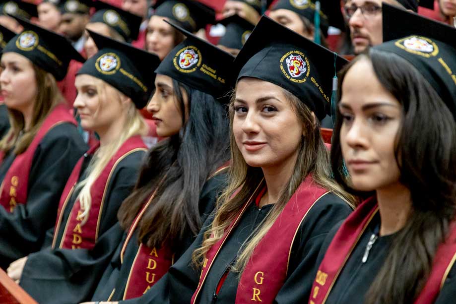 English Division students ceremoniously completed their studies at MUW