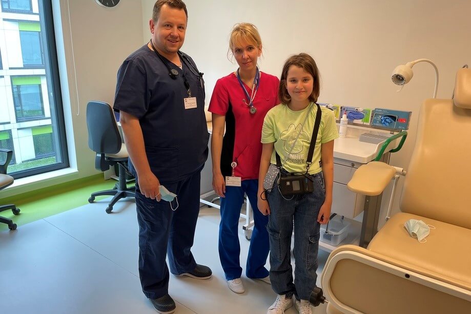Defibrillation vest used for the first time in Poland on a child awaiting heart transplantation