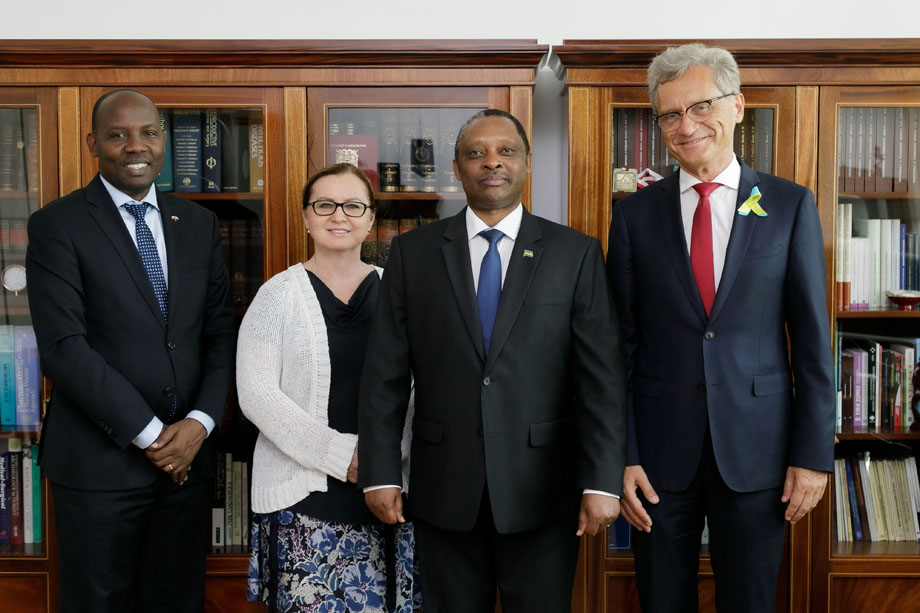 Visit of the Rwandan Ambassador