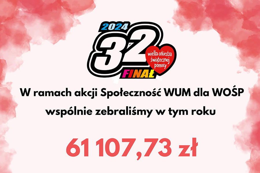 Summary of the action "WUM community for WOŚP"
