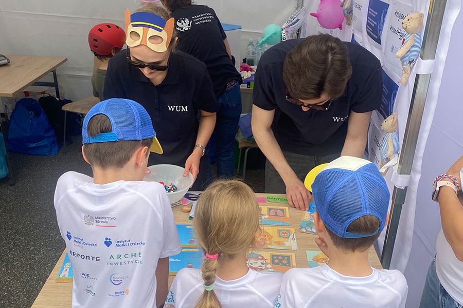SKN Higieny i Profilaktyki promowało zdrowie na pikniku rodzinnym