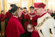 Honorary Degree for Prof. Ewa Kuligowska and 2017-2018 Postgraduate Degree Conferment Ceremony of the 1st Faculty of Medicine