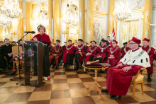 Honorary Degree for Prof. Ewa Kuligowska and 2017-2018 Postgraduate Degree Conferment Ceremony of the 1st Faculty of Medicine