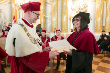 Honorary Degree for Prof. Ewa Kuligowska and 2017-2018 Postgraduate Degree Conferment Ceremony of the 1st Faculty of Medicine