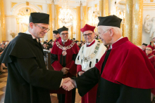 Honorary Degree for Prof. Ewa Kuligowska and 2017-2018 Postgraduate Degree Conferment Ceremony of the 1st Faculty of Medicine