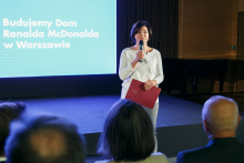 Inauguracja przedsięwzięcia Fundacji Ronalda McDonalda i Warszawskiego Uniwersytetu Medycznego