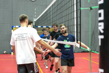 Mecz Międzywydziałowej Ligii Siatkówki 