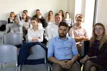 Doctor Hidehiko Maruyama with a lecture at the Medical University of Warsaw