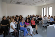 Doctor Hidehiko Maruyama with a lecture at the Medical University of Warsaw