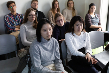 Doctor Hidehiko Maruyama with a lecture at the Medical University of Warsaw