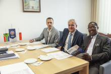 Visit of prof. Modise Zacharia Koto from South Africa