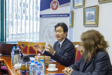 The visit of Professor Yuichi Hori's from Tokyo