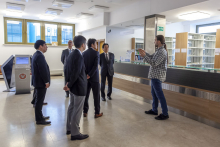 The visit of Professor Yuichi Hori's from Tokyo