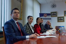 a delegation from the Shupyk National Medical Academy of Postgraduate Education in Kiev