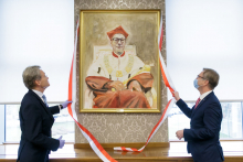 Solemn unveiling of the portrait of Prof. Mirosław Wielgoś - Rector of MUW 2016-2020 term
