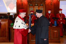 Prof. Marek Krawczyk Doctorem Honoris Causa Uniwersytetu Jagiellońskiego, fot. Anna Wojnar 