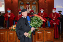 Prof. Marek Krawczyk awarded with Honorary Doctorate by the Jagiellonian University, fot. Anna Wojda