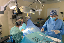 Ophthalmic surgeries broadcast live