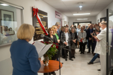 Unveiling of the commemorative plaque of Prof. Eugeniusz Spiechowicz