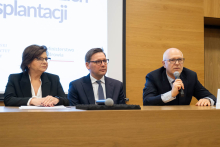 Polska transplantologia coraz lepsza. Konferencja Minister Zdrowia i przedstawicieli WUM