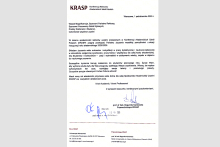 List od przewodniczącej KRASP z okazji inauguracji roku akademickiego 2025/2026