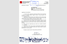 List od rektora PANS z okazji inauguracji roku akademickiego 2025/2026