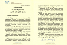 List od byłego rektora WUM z okazji inauguracji roku akademickiego 2025/2026