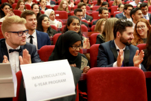 The Matriculation Ceremony for Students of the Second Faculty of Medicine 