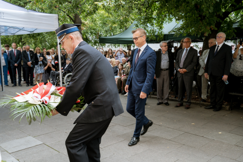 JM Rektor prof. Mirosław Wielgoś upamiętnił 75. rocznicę wybuchu Powstania Warszawskiego 