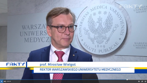 Rektor WUM - prof. Mirosław Wielgoś