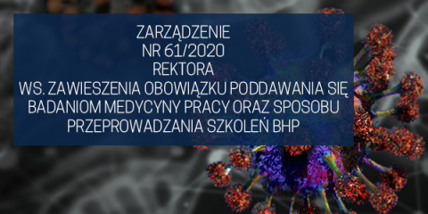 zarządzenie 61/2020