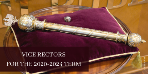 New Vice Rectors Appointed for the 2020-2024 Term
